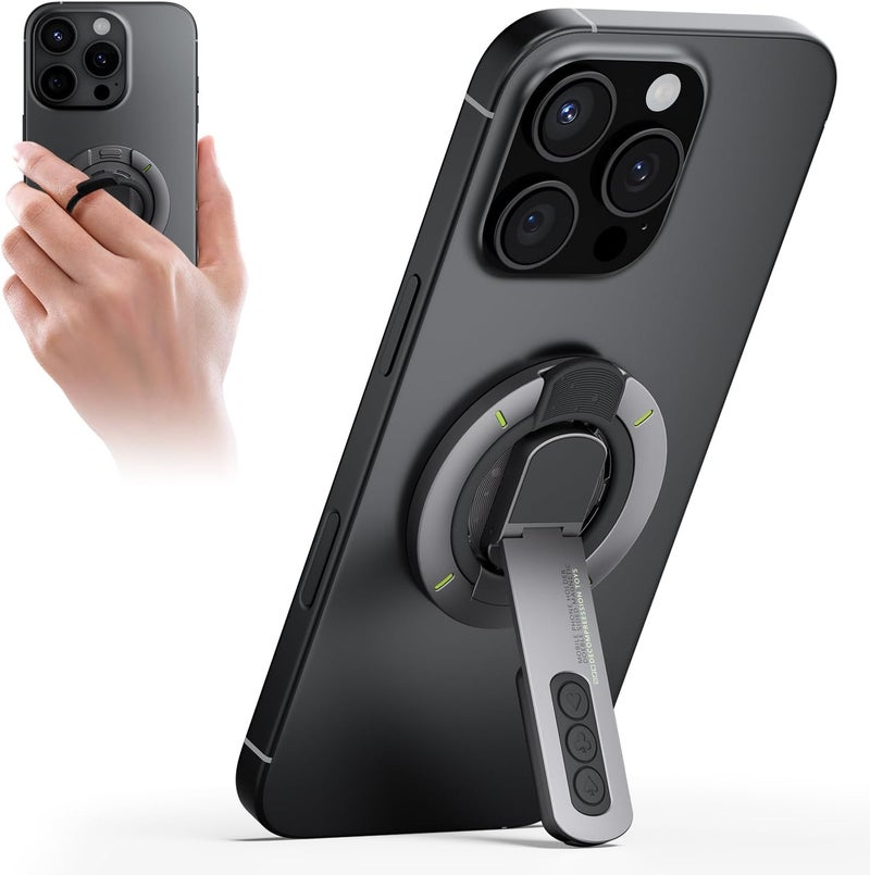 TODI for MagSafe Phone Grip Stand, 3-in-1 Magnetic Finger Ring Holder with Double-Sided Magnet, Fidget Toy Design, Magnetic Phone Stand for iPhone 16/15/14/13/12 Series - Image 1